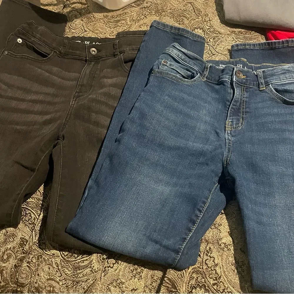The children’s place pair of jeans both size 14 stretch extensible skinny